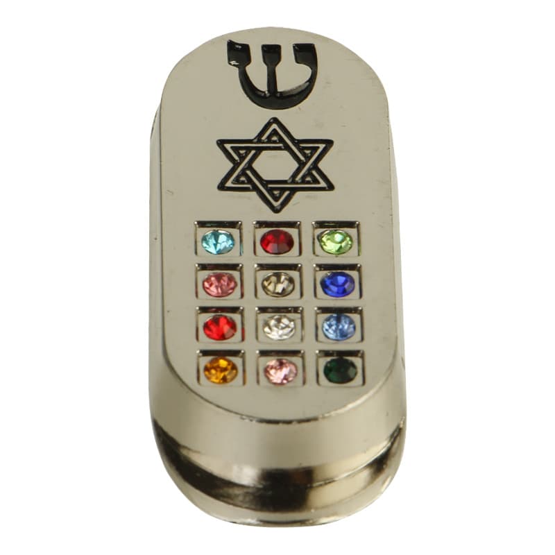 Israel Jerusalem Hoshen Mezuzah Traveler Prayer Scroll Protection Cart Jewish Gift Wholesale 5