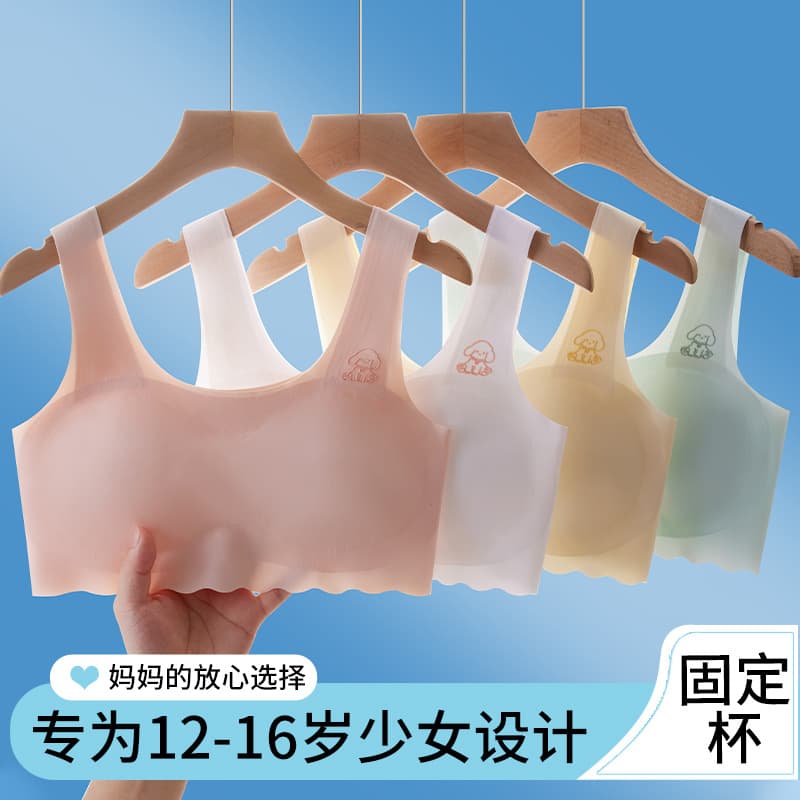 Silk underwear for students, T-shirt, bra 1