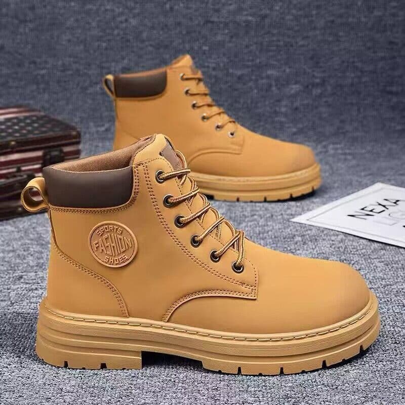 Martens, winter breathable retro low boots English style, British style