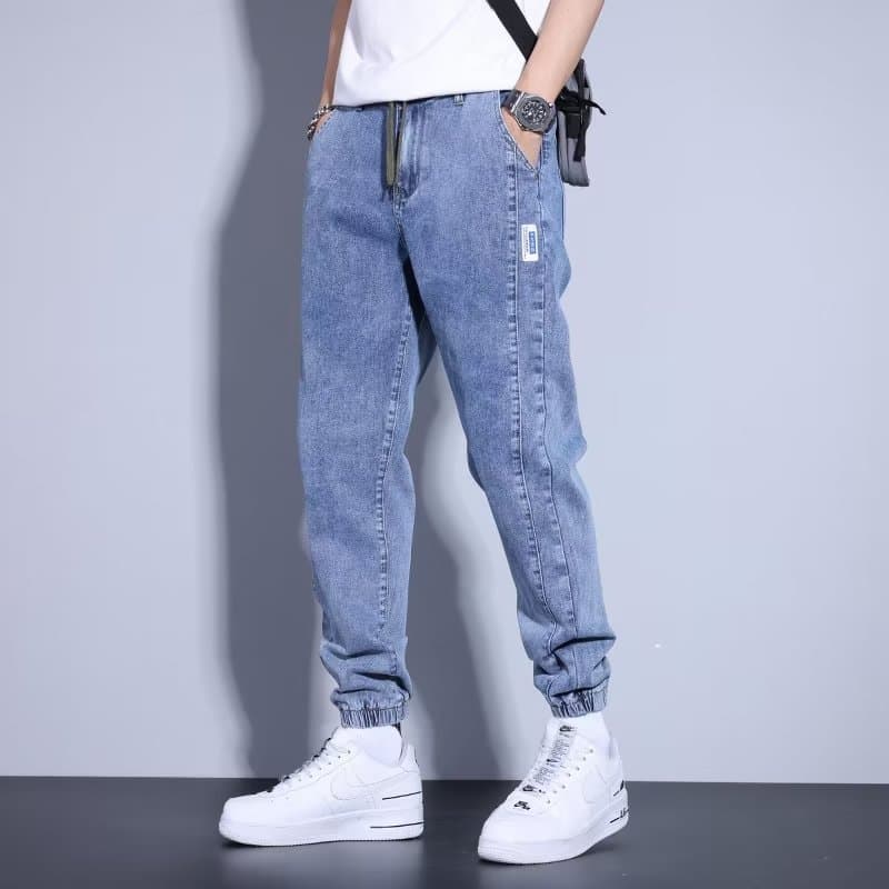 Jeans, fashionable comfortable trend trousers, Korean style, oversize