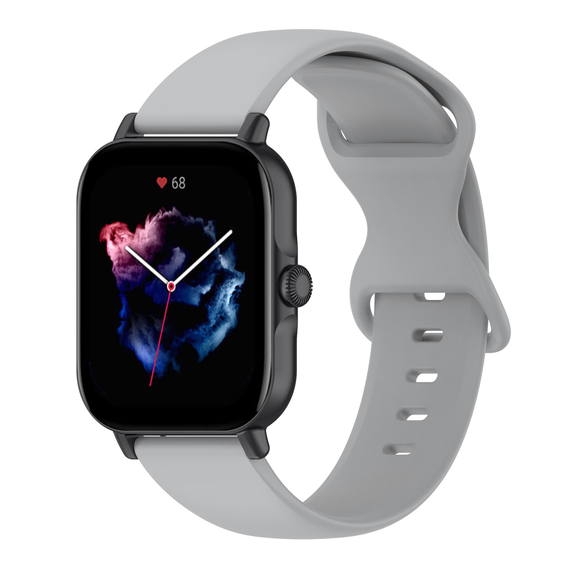 Applicable to Huami Watch Amazfit Active Silicone Stand Ribbon BIP3 Pro Butterfly Caps Sports wristband 20mm 5