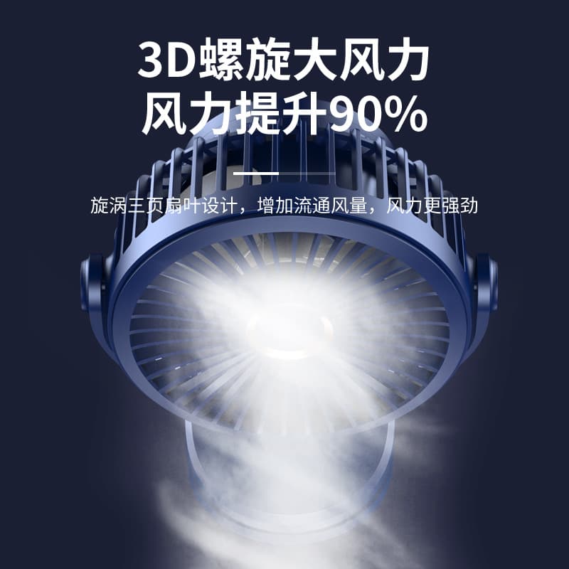 (Cross-border trading), small handheld table air fan charging 3