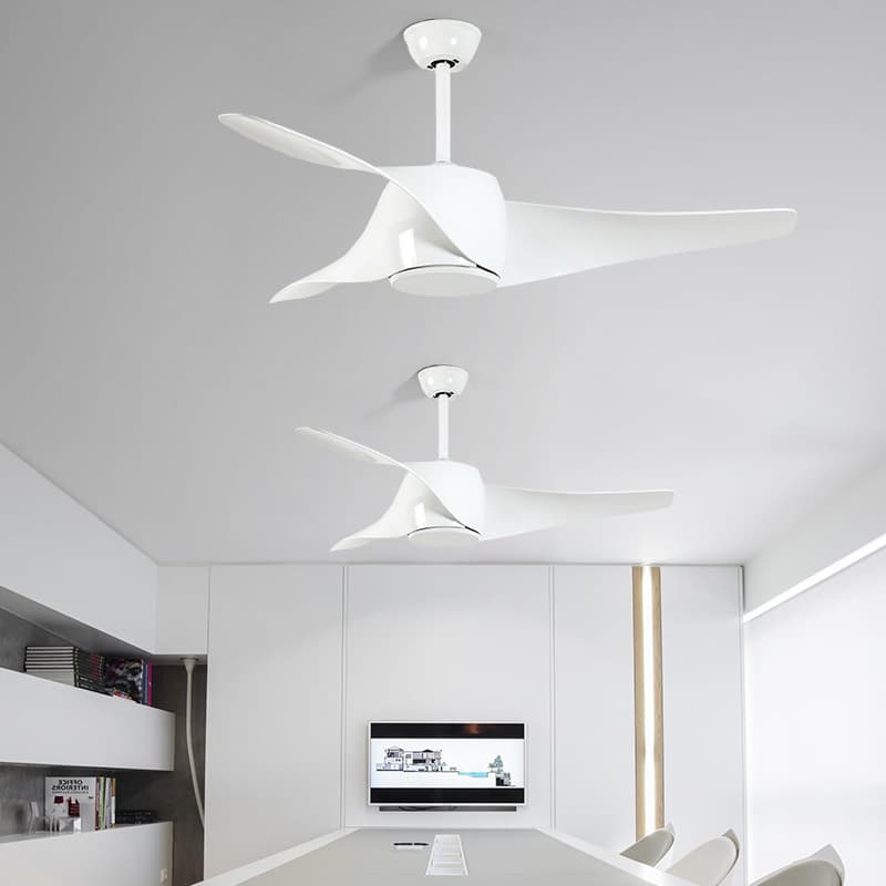 Air fan, modern and minimalistic LED ceiling fan for living room for bedroom with light, light luxury style 4