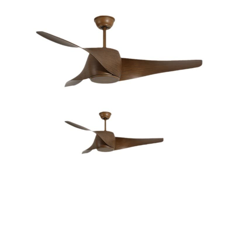 Air fan, modern and minimalistic LED ceiling fan for living room for bedroom with light, light luxury style 5
