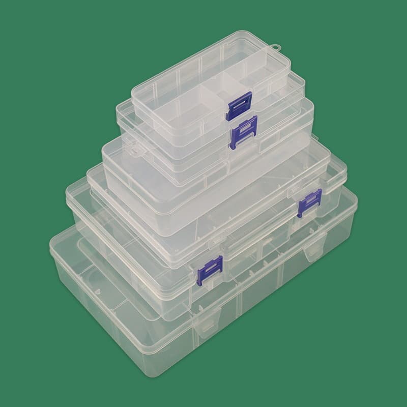 Plastic rectangular square pack, stationery, storage box 2