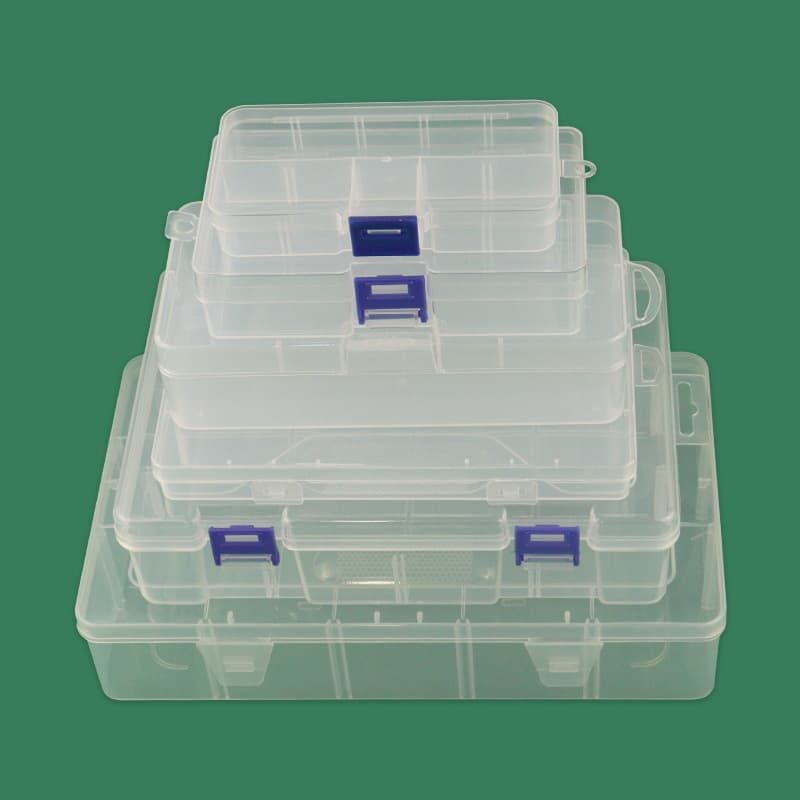 Plastic rectangular square pack, stationery, storage box 3