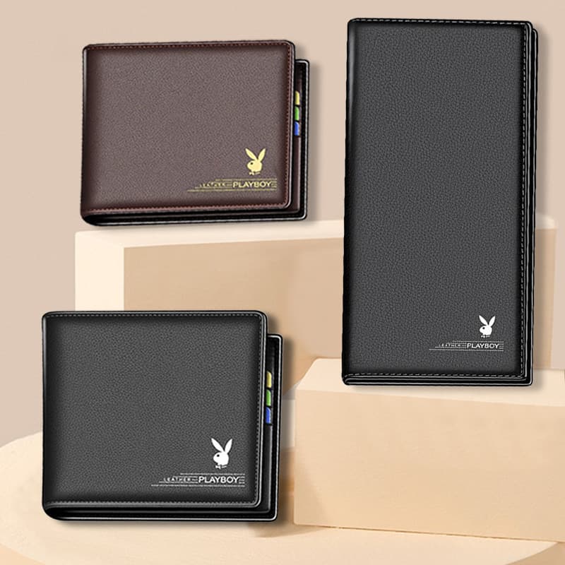 Men's short fashionable classic wallet 3