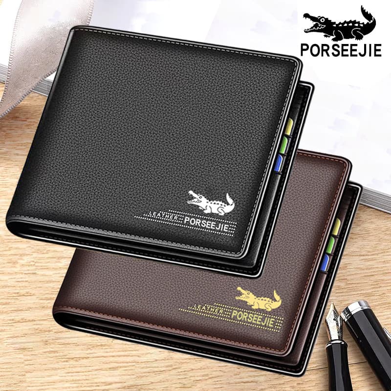 Men's short fashionable classic wallet