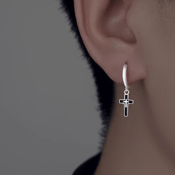 Universal small design earrings, men's style, high-quality style 3