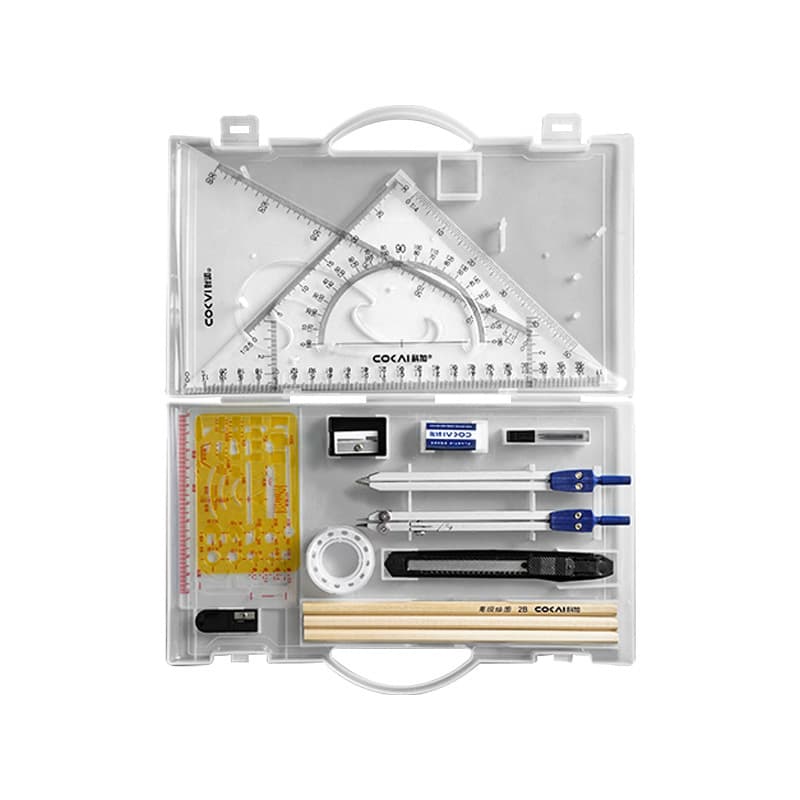 Construction machinery drawing and drawing tool set professional drawing tool kit drawing drawing and drawing construction drawing college students 4