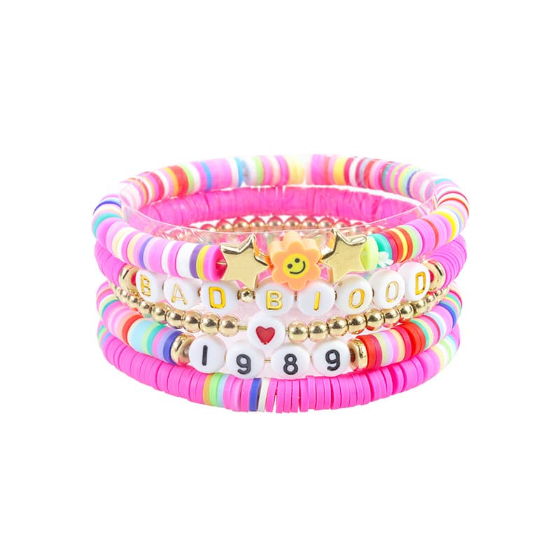 Elastic beaded bracelet with letters, jewelry, Amazon, (Physicals) 5