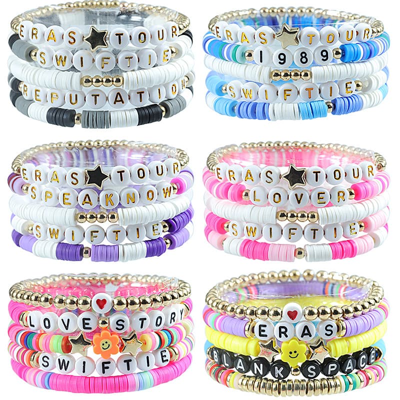 Elastic beaded bracelet with letters, jewelry, Amazon, (Physicals) 1