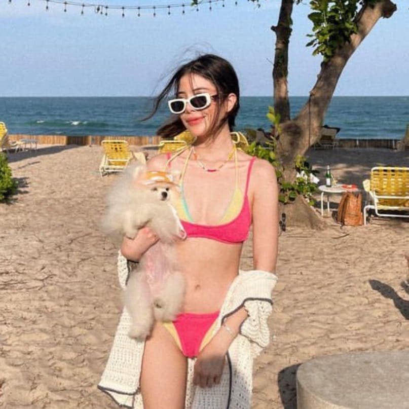 Swimwear, split brand sexy set, 4 piece set, Thailand 4