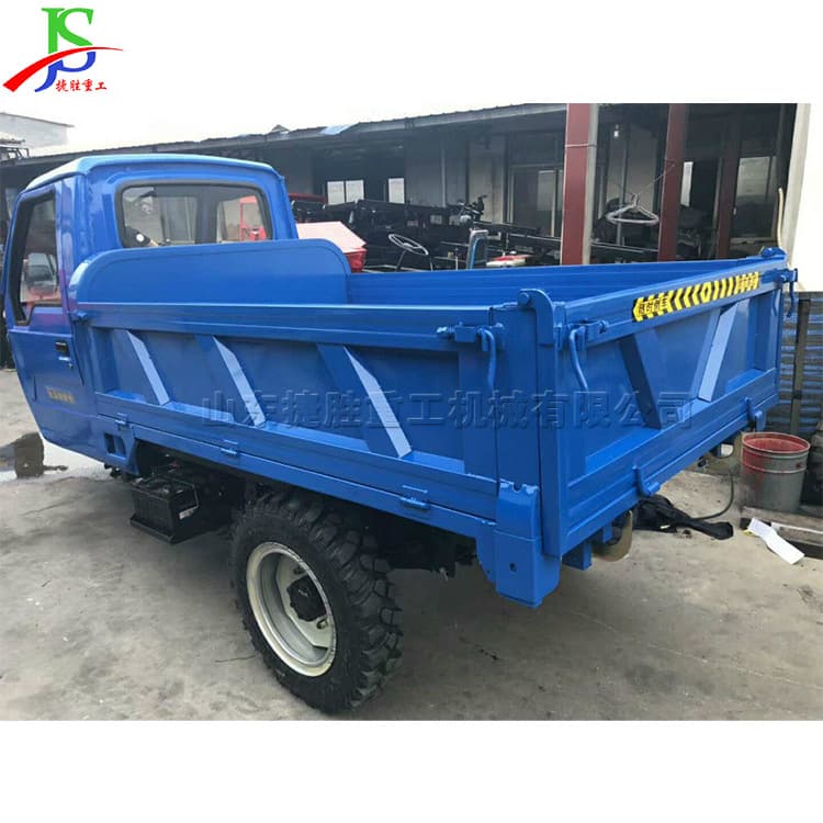 Electric hydraulic dump engineering tricycle Small agricultural three-wheel dump truck Construction site transport vehicle 2