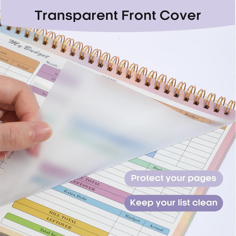 Cross -border B5 Daily Wealth Management Accounts Family Revenue Cash Budget Planning Coil notebook 2