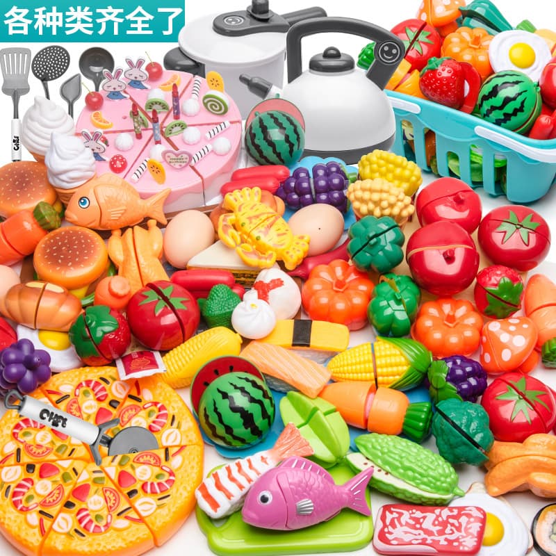 (Cross-border trading), family realistic toy for cutting, children's kitchenware for boys and girls, Birthday gift 2