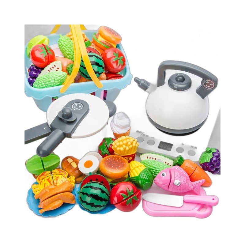 (Cross-border trading), family realistic toy for cutting, children's kitchenware for boys and girls, Birthday gift 5