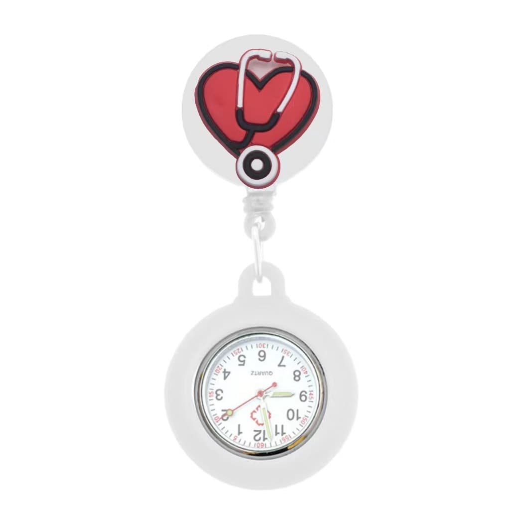New stretchable nurse luminous chest watch medical watch female student exam pocket watch cute girl hanging watch 3