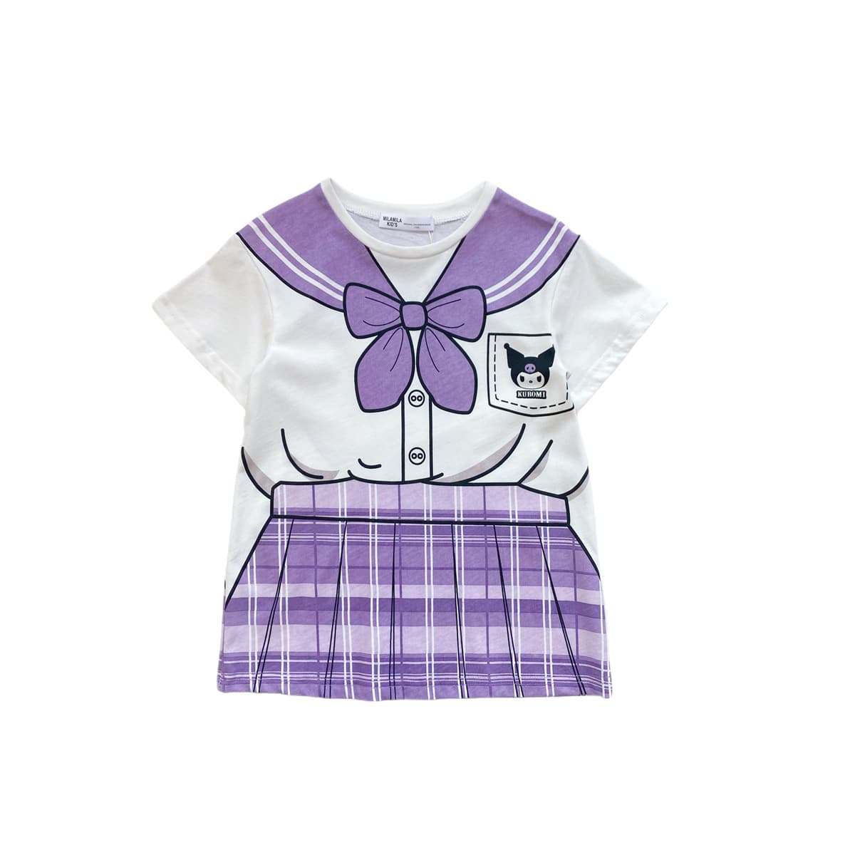 Summer children's cute set, cartoon T-shirt dress 5