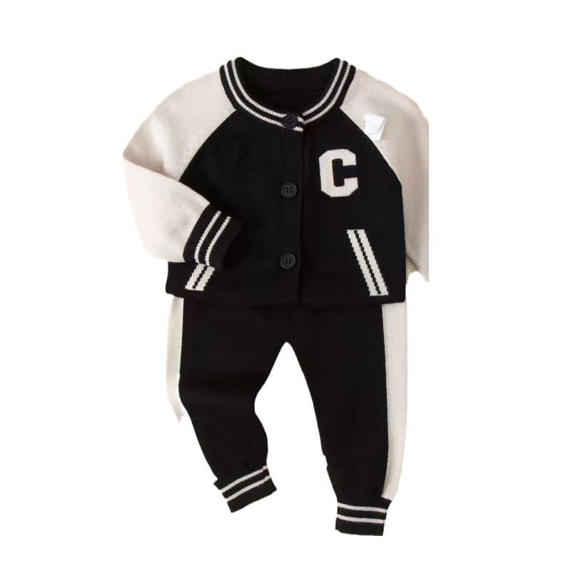 Children's demi-season overall, set for men and women, knitted split sweater girl's, 0-2 years 5