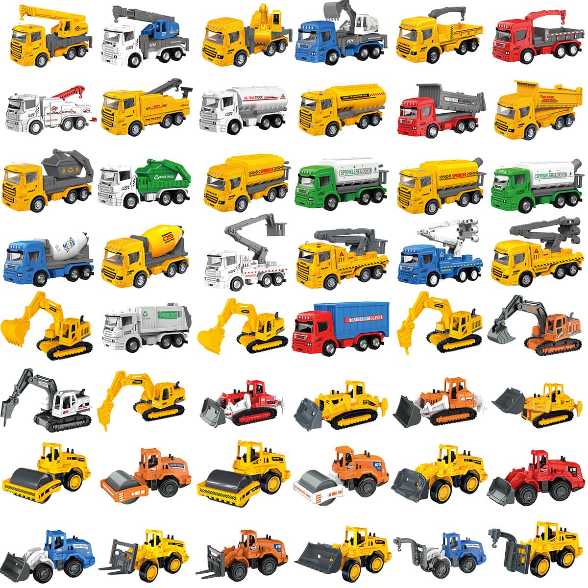 Toy car for boys, scale 1:64 2
