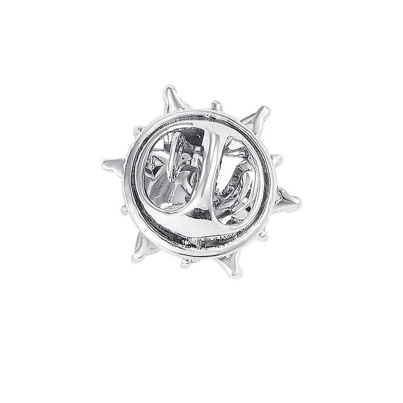 Brooch, design high-end suit lapel pin, diamond badge, accessory, men's style, trend of season, simple and elegant design 2