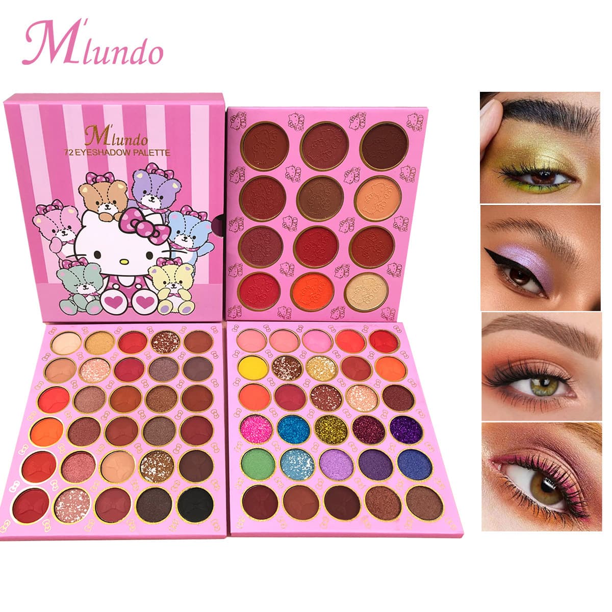 (Cross-border trading), matte eyeshadow palette, makeup primer, eye shadow, 72 colors, European style