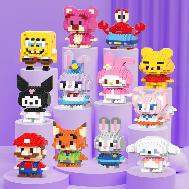(Cross-border trading), cartoon constructor, doll, toy, Birthday gift 3