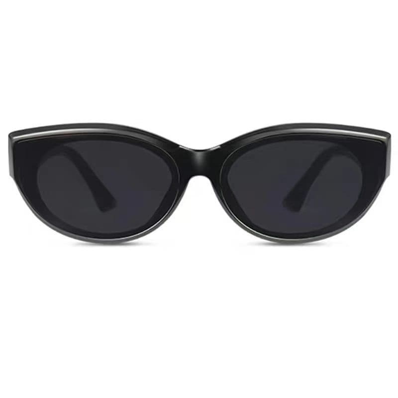 Sunglasses, brand high quality retro glasses solar-powered, cat's eye, internet celebrity, high-quality style, UV protection 5