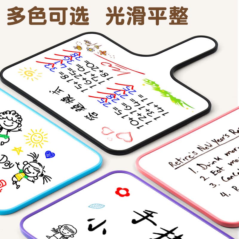 Mini Handheld Whiteboard - Erasable Writing Board, Portable 3