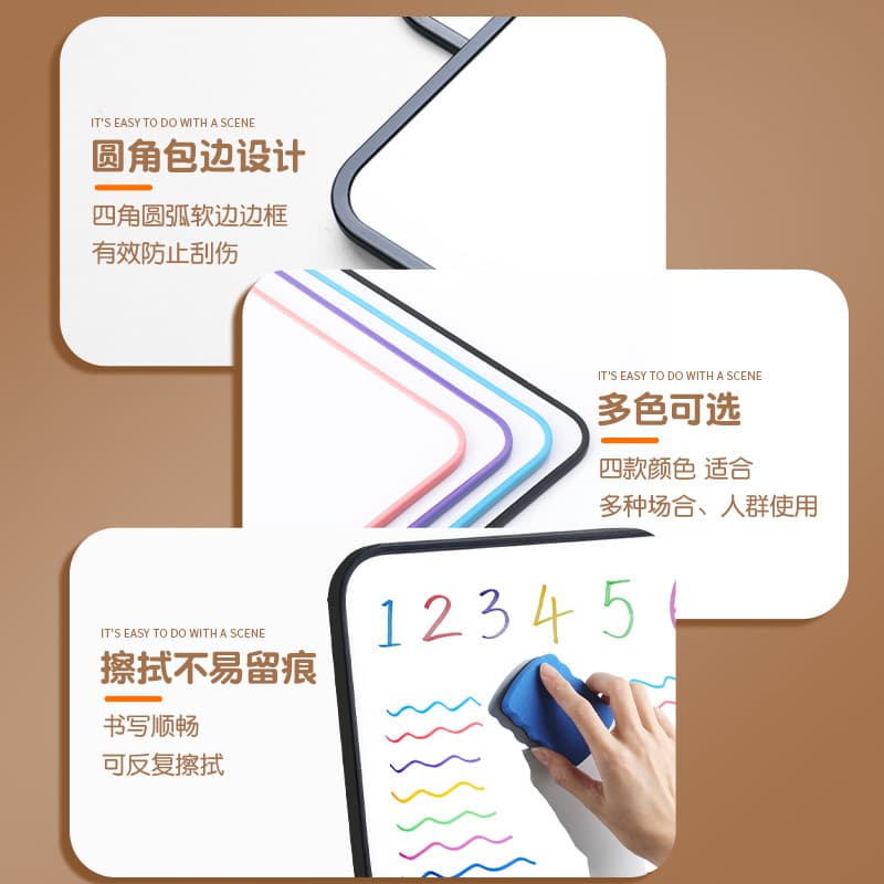 Mini Handheld Whiteboard - Erasable Writing Board, Portable 4