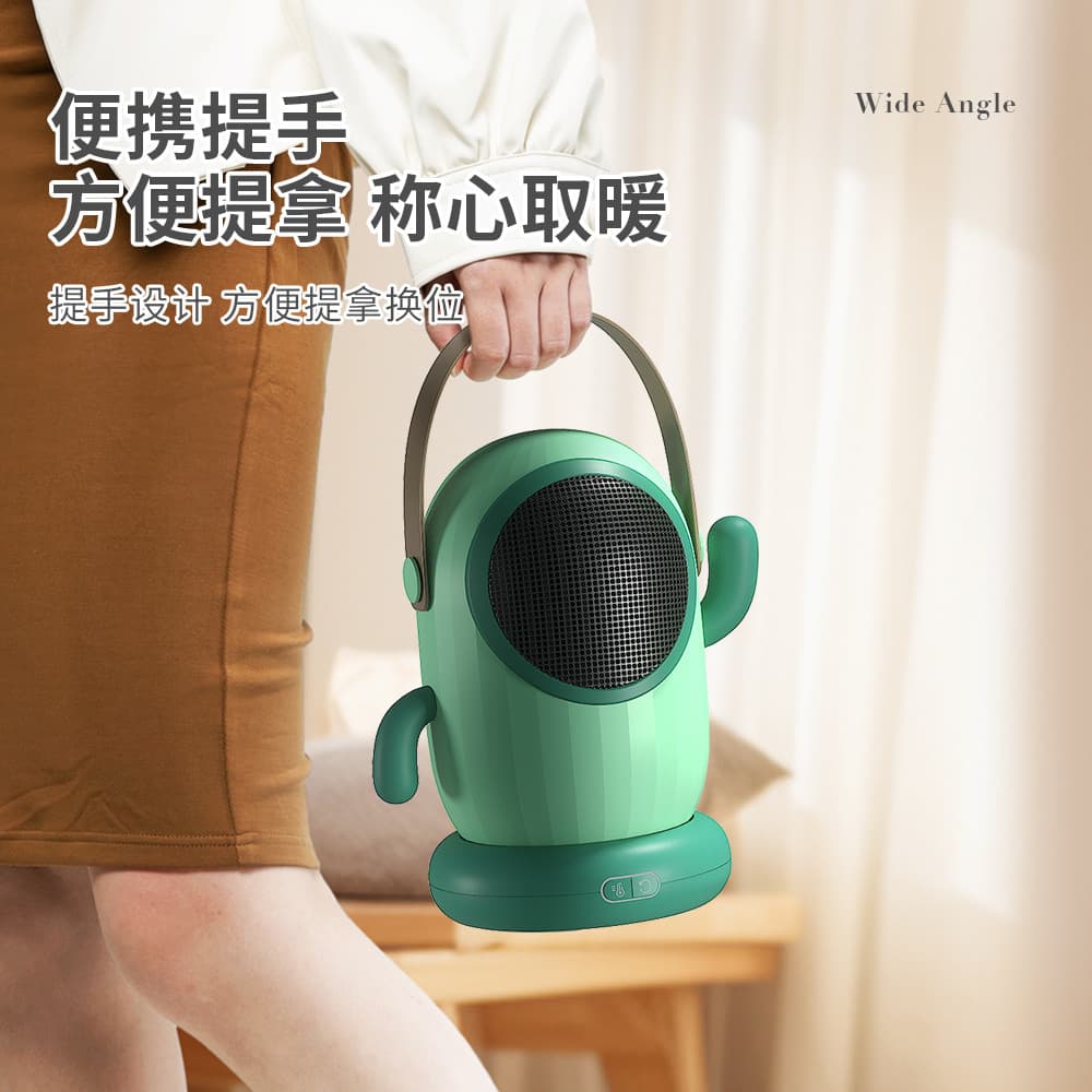 New mini heater room indoor office small heater bass fast heating desktop hot air silent 3