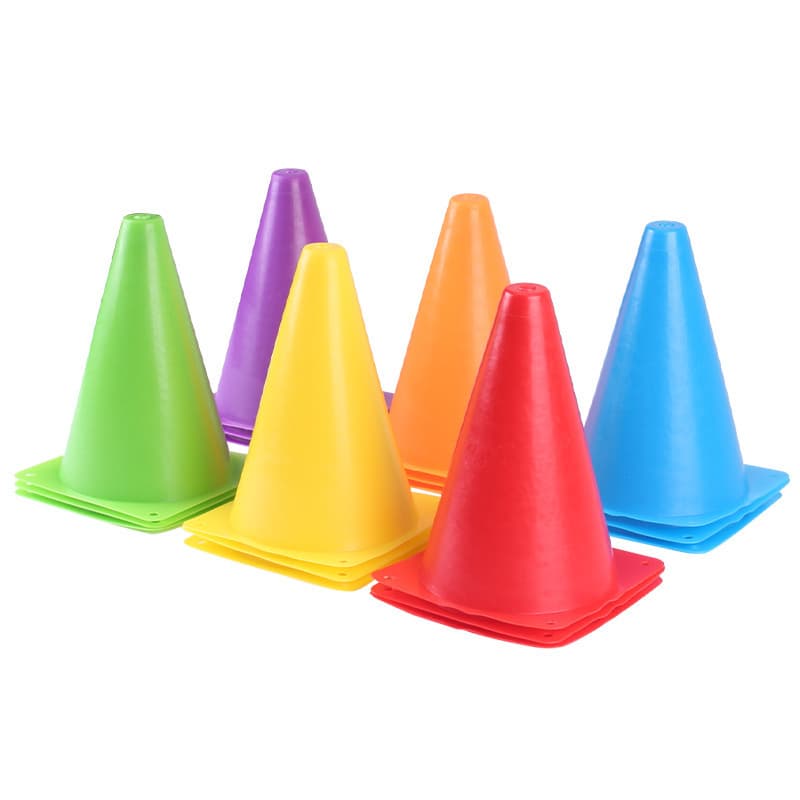 Colorful plastic travel equipment for training, football rings 3