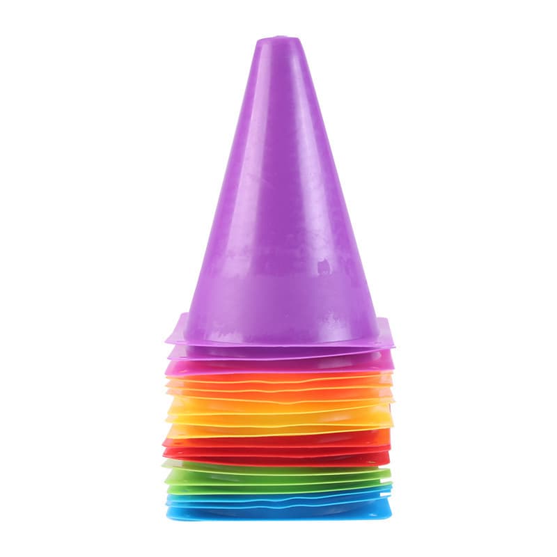 Colorful plastic travel equipment for training, football rings 5