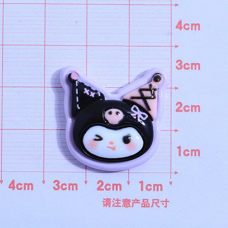Sanrio, doll, hair accessory handmade, hair rope, cream phone case with accessories, DIY 2