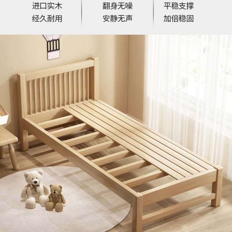 Ecological crib from natural wood for side table for bed for men and women 3