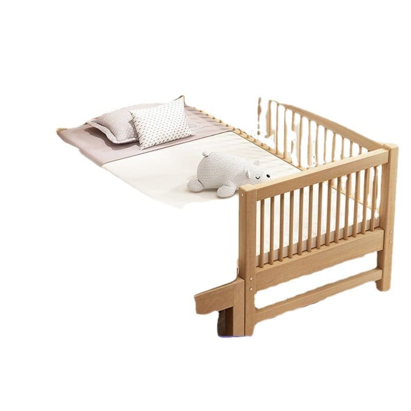 Ecological crib from natural wood for side table for bed for men and women 5