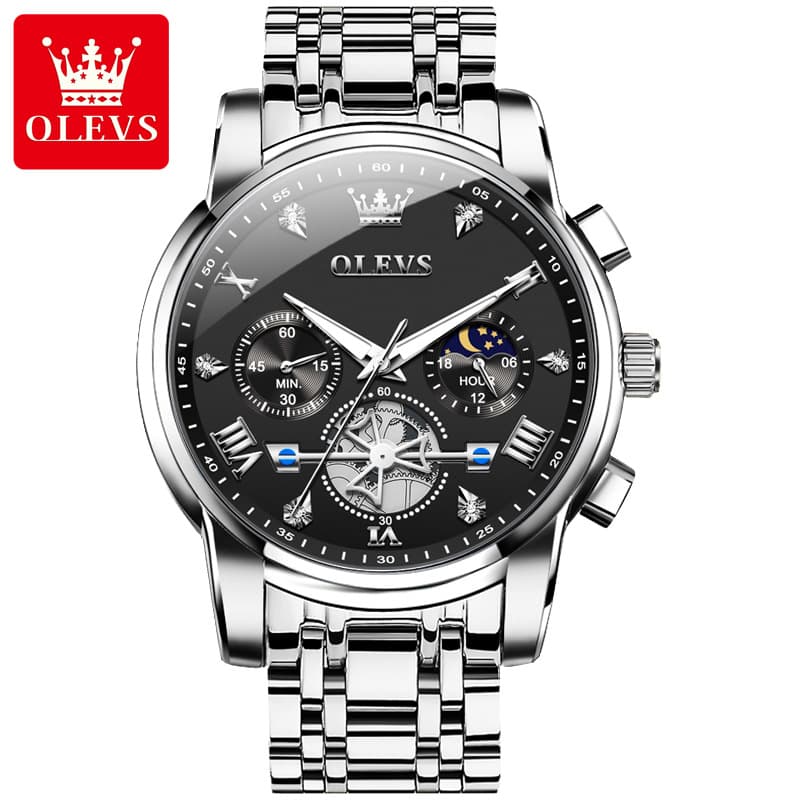 (Cross-border trading), quartz watches, men's steel belt, swiss watch, men's watch 5