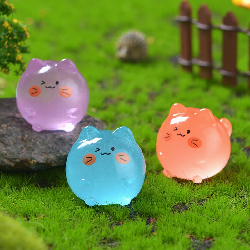 (Cross-border trading), cute cartoon resin decor, transparent accessories 3
