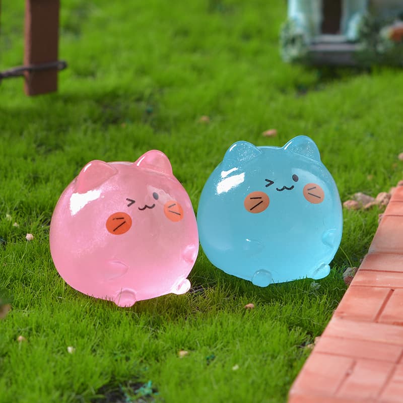 (Cross-border trading), cute cartoon resin decor, transparent accessories 4