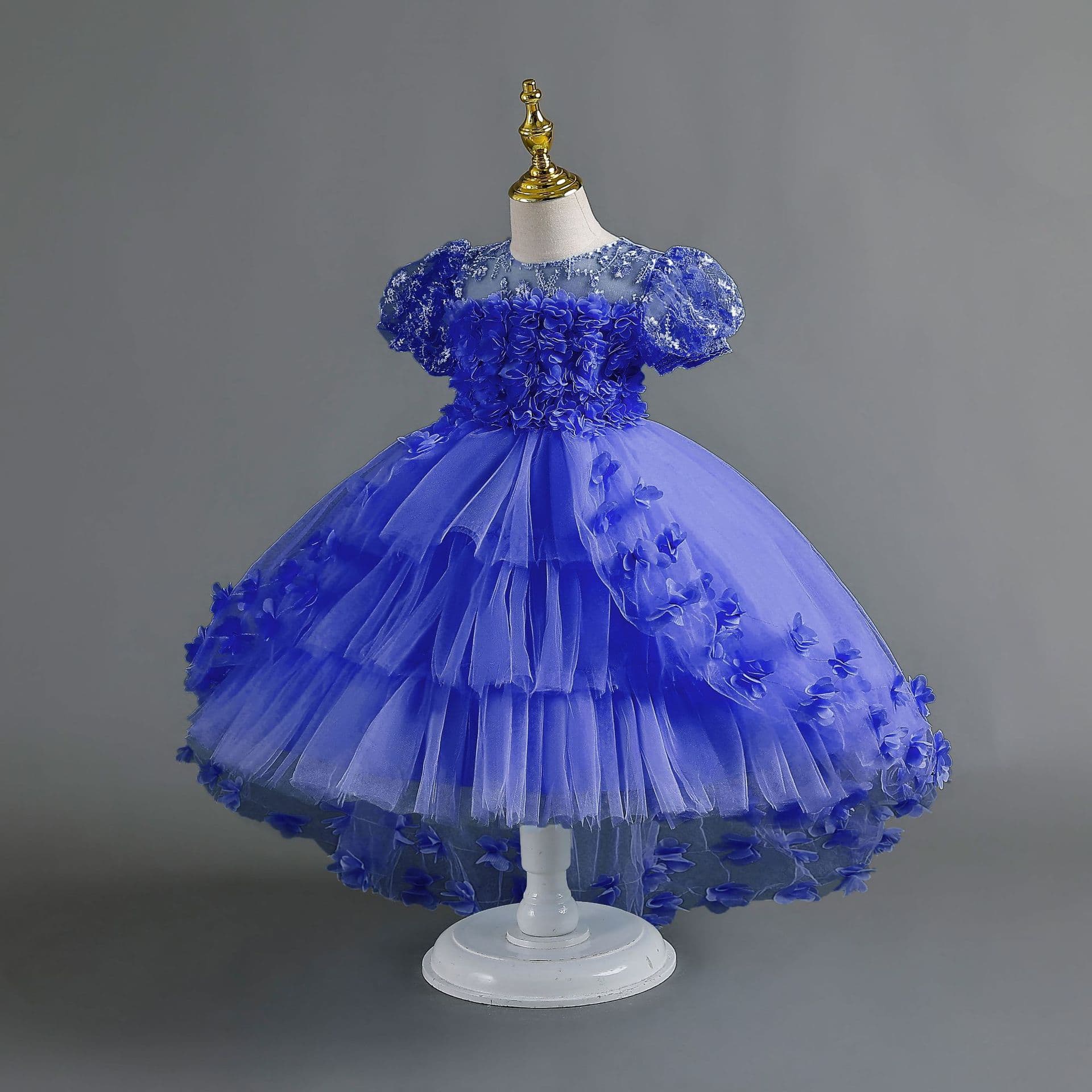 (Cross-border trading), lace children's wedding dress, small princess costume, lace dress 3