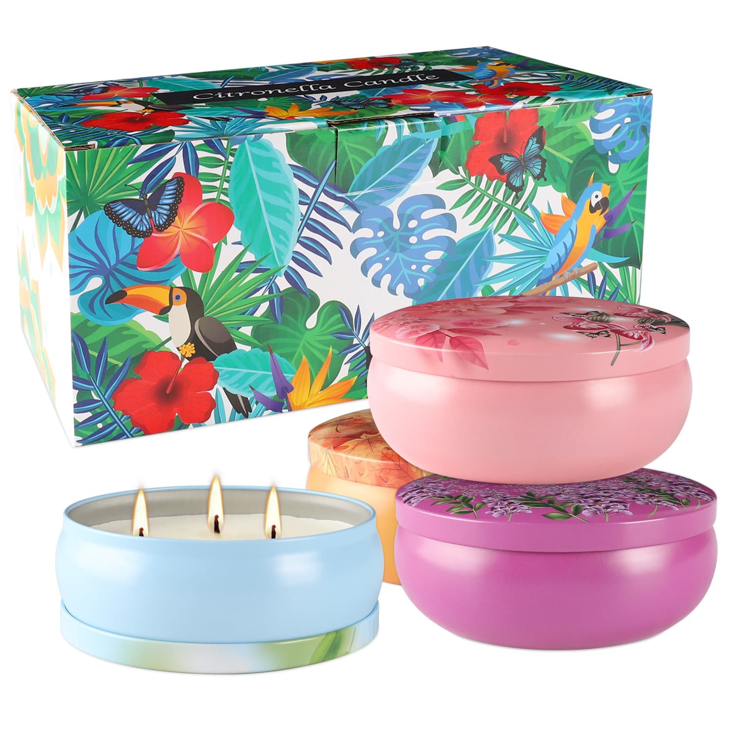 (Cross-border trading), aromatherapy, candle, four colors, long-term effect 5