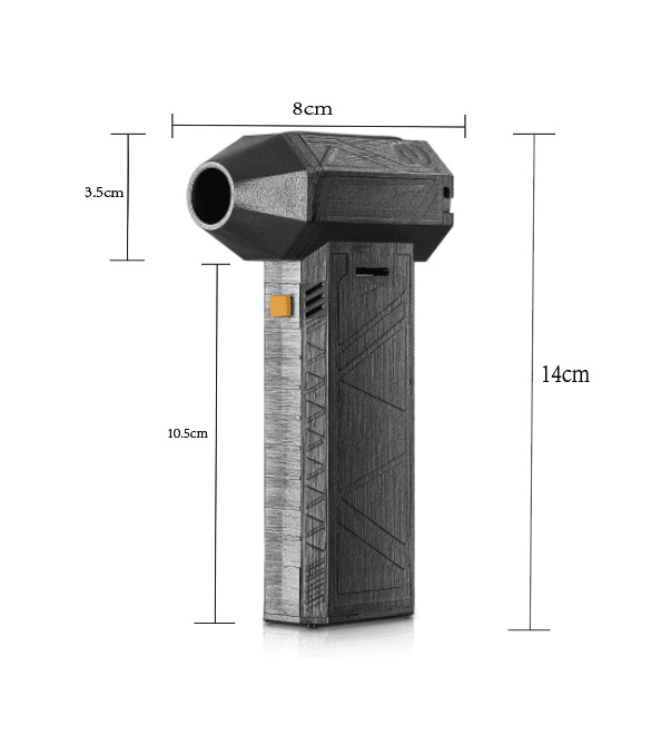 Cross-border violent turbo fan high-speed hair dryer 130,000 rpm small wind cannon violent dust removal water blower 8000 mAh 2