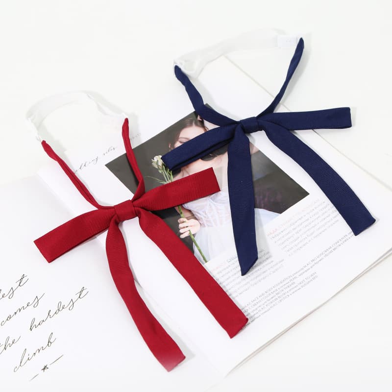(Wholesale), solid color thin uniform, bow tie, JK style (Japanese school style), (Physicals) 3