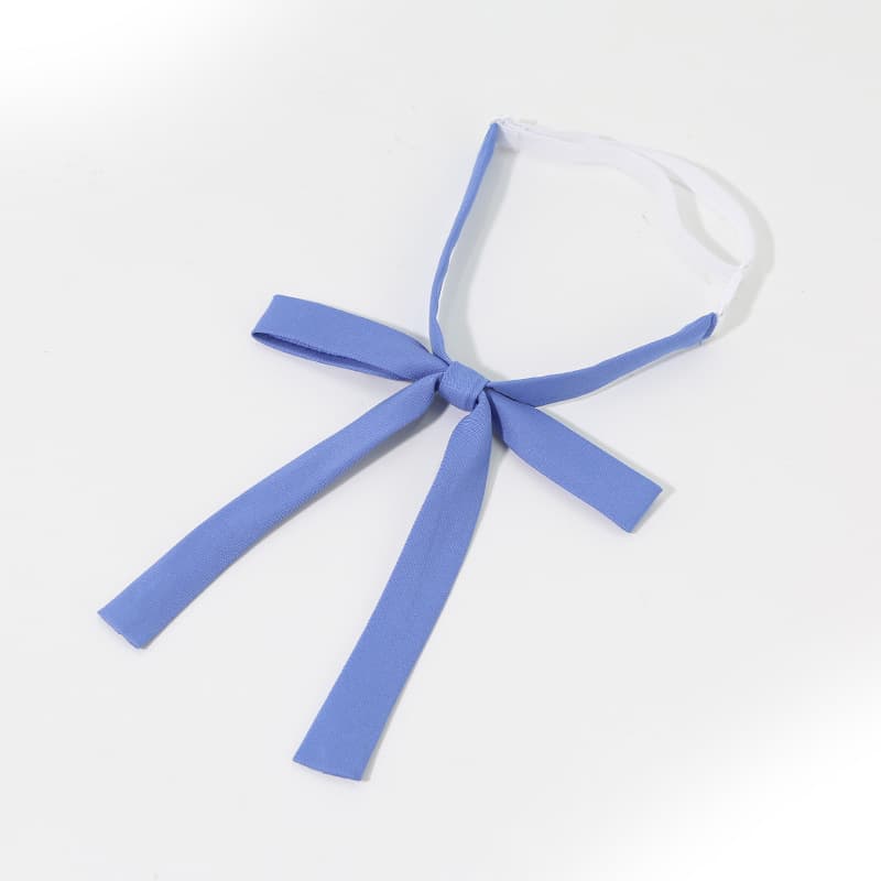 (Wholesale), solid color thin uniform, bow tie, JK style (Japanese school style), (Physicals) 5