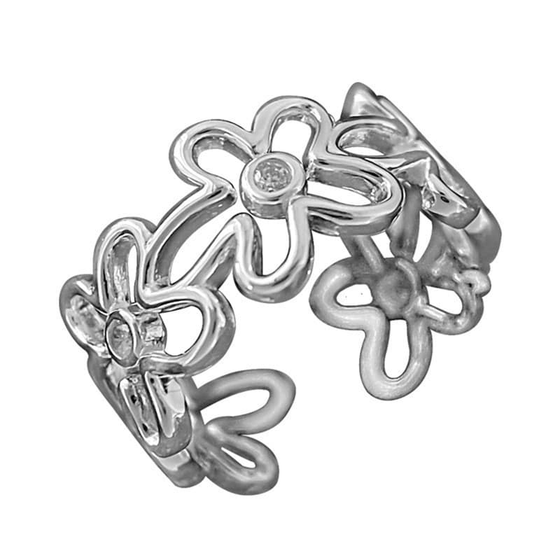 Agate adjustable ring, small design retro hair accessory, does not fade, light luxury style 5