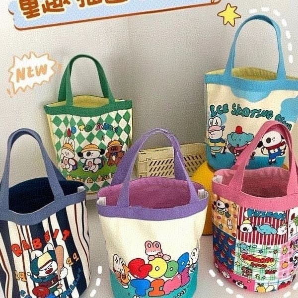 Cute shopping bag, lunch box for mother and baby