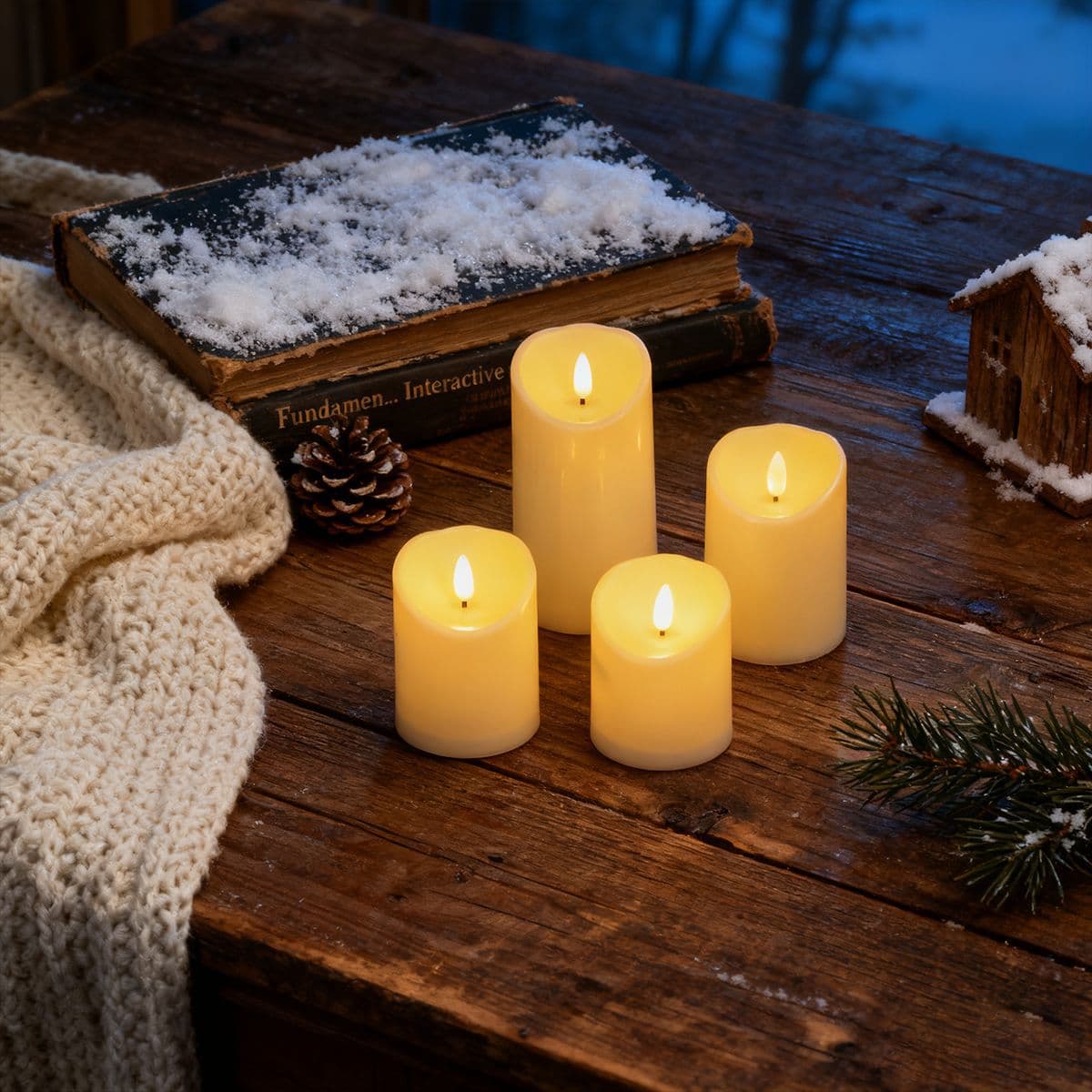 Cross-border hot selling electronic candle simulation candle birthday romantic confession stage wedding decoration script killing candle light 4