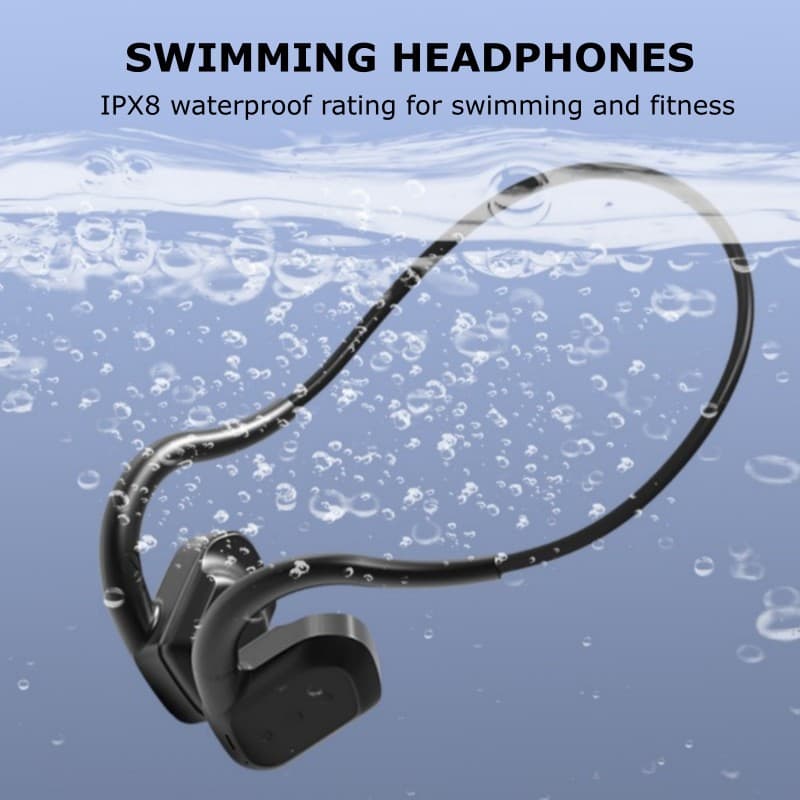 IPX8 WaterProof Swimming Headphones with MP3 Player 32G 1