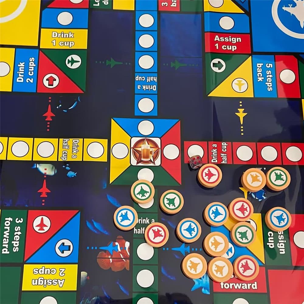 Drinking Game - Bar Party Flight Chess Game 2